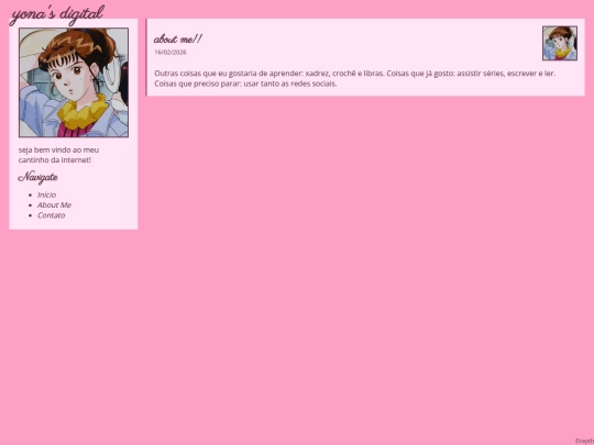 aboutme screenshot