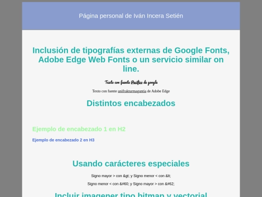 webpersonal screenshot