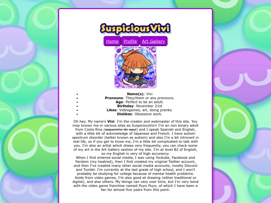 profile screenshot