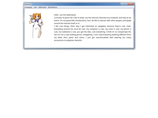 webmaster screenshot