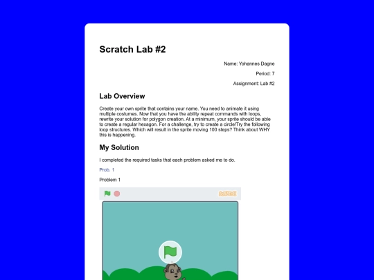 Scratch/scratchLab2 screenshot