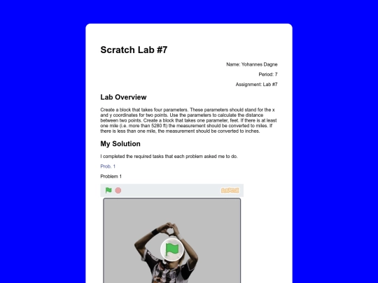 scratchLab7 screenshot