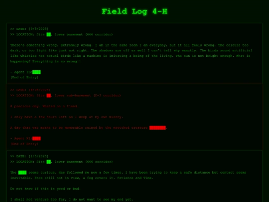 diary screenshot