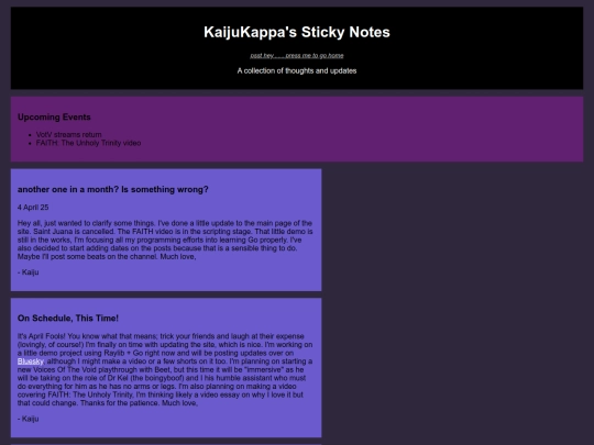 blog screenshot