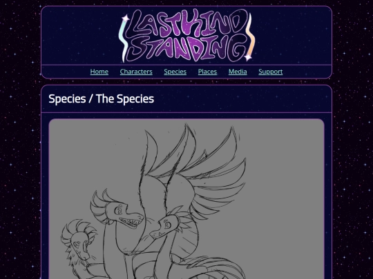 species/speciestemplate screenshot