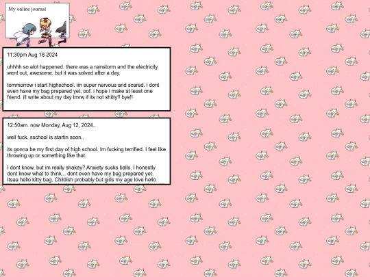 Journal screenshot