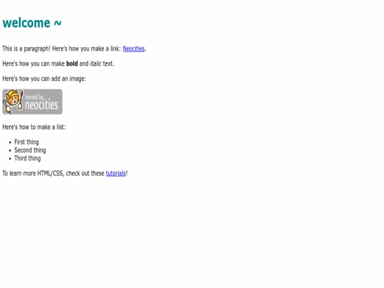 index screenshot