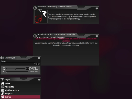 extras screenshot