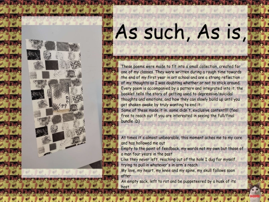 poetry/items/As such, As is, screenshot