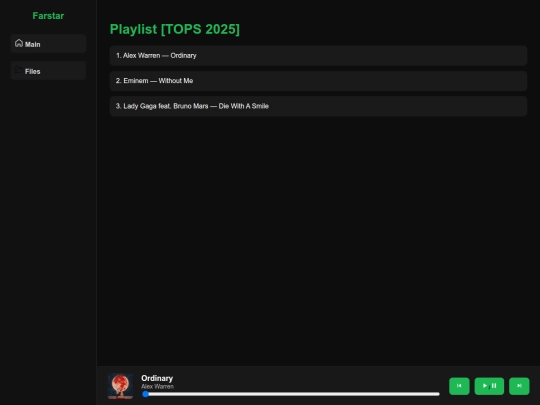 index screenshot