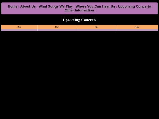 UpcomingConcerts screenshot