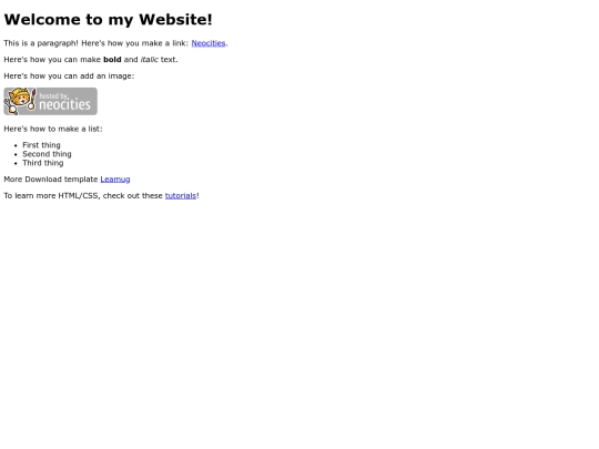 index screenshot