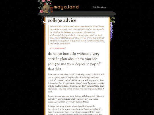 college-advice screenshot