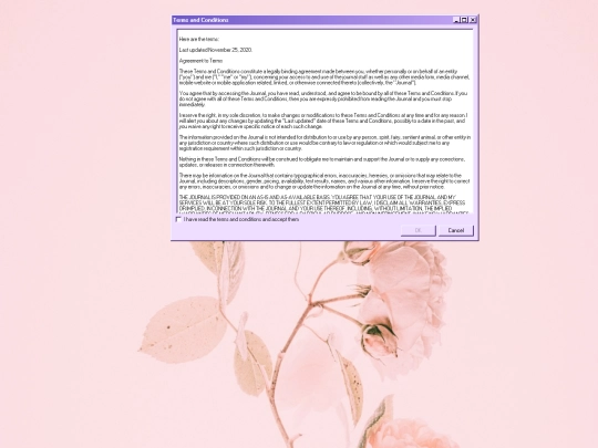 journal screenshot