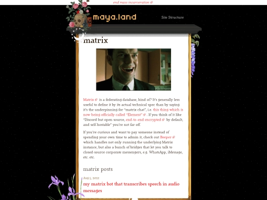 matrix screenshot