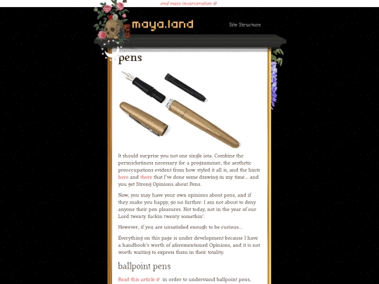 pens screenshot