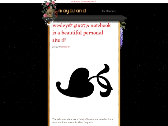 responses/2021/10/24/wesleyx27s-notebook-is-a-beautiful-personal-site screenshot