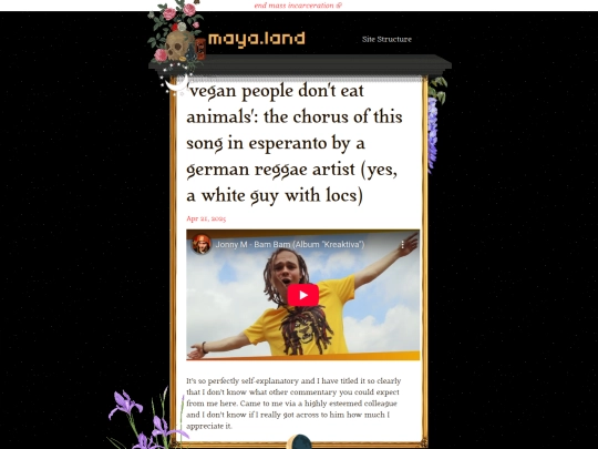 responses/2025/04/21/vegan-esperanto-reggae screenshot