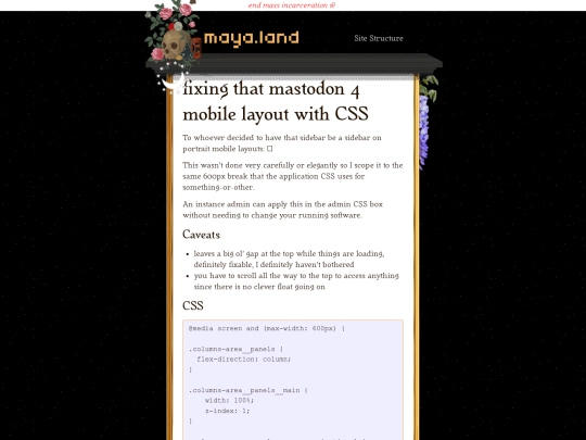 user-styles/mastodon screenshot