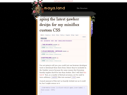 user-styles/miniflux screenshot