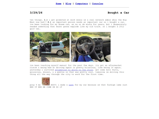 blog/gofl screenshot