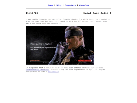blog/mgs4 screenshot