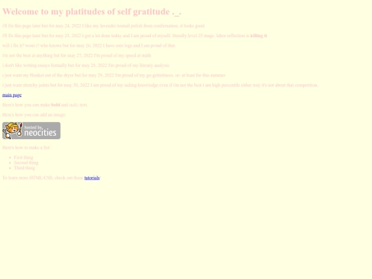 gratitude screenshot