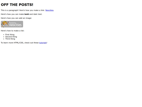index screenshot