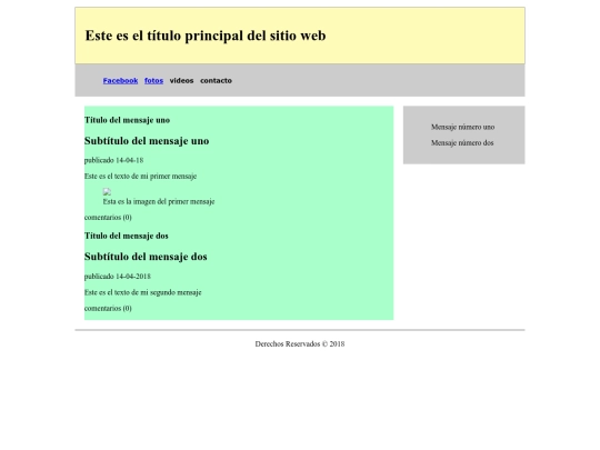 html/index2 screenshot