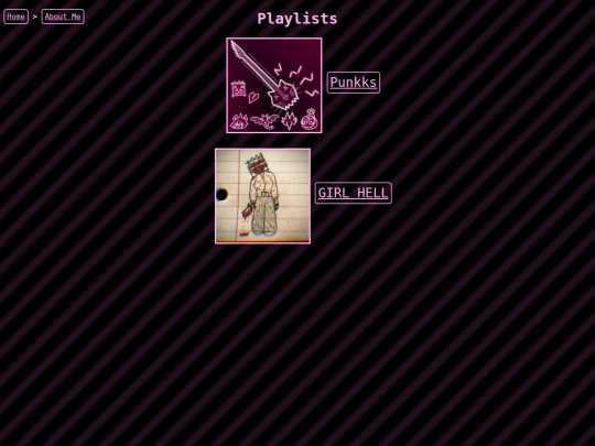 aboutme/music screenshot