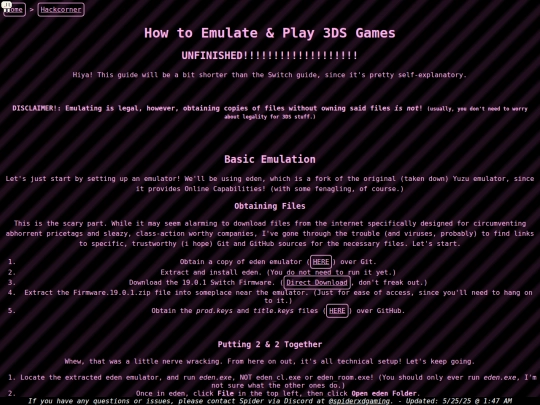 hackcorner/3dsemulateguide screenshot