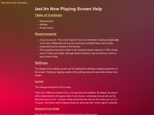interests/music/fm/playing/help screenshot