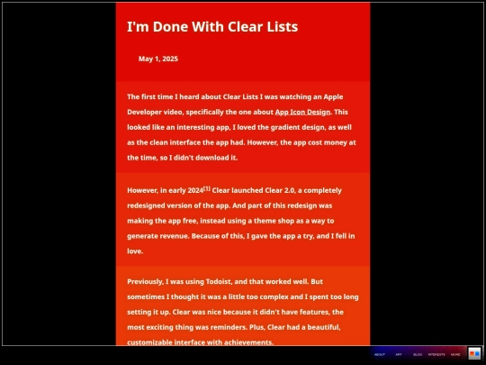 more/archive/blog/25/5/clearlists screenshot