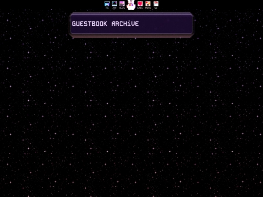 more/archive/websites/homepages/guestbook/guestbookarch screenshot
