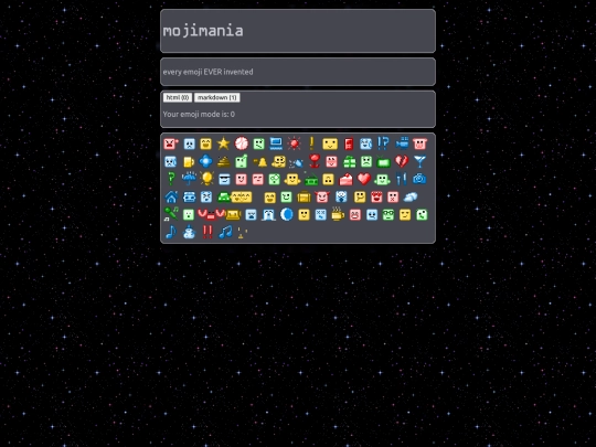 more/dev/emoji screenshot