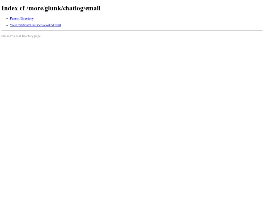 more/glunk/chatlog/email screenshot