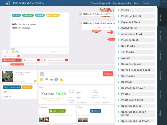 more/glunk/themes/plurk/css-gen screenshot