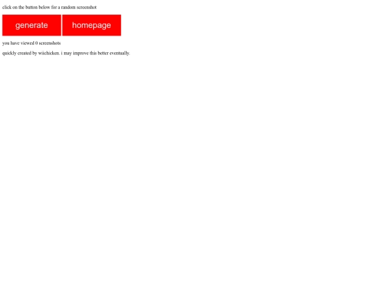 more/randomscreenshot screenshot