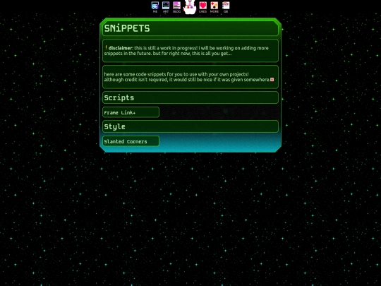 more/tools/snippets screenshot