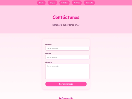 contacto screenshot