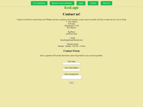 form screenshot