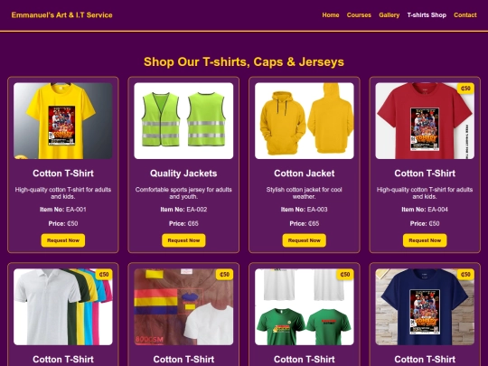 Shop screenshot