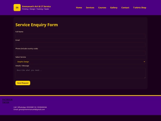 contact screenshot