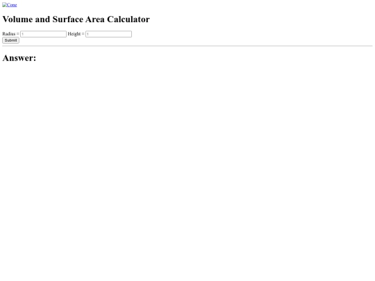 calc/cone screenshot