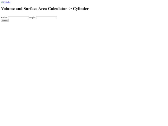 calc/cylinder screenshot