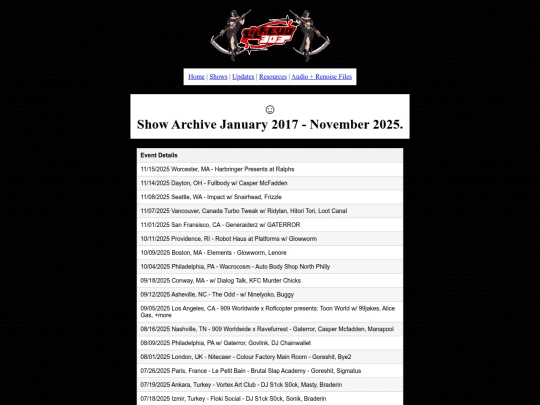 archive screenshot