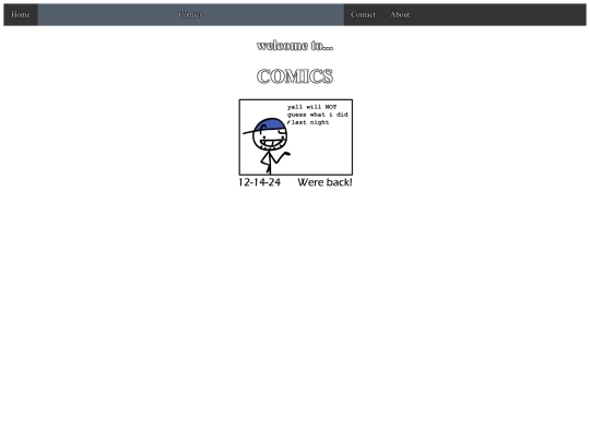 Comics screenshot