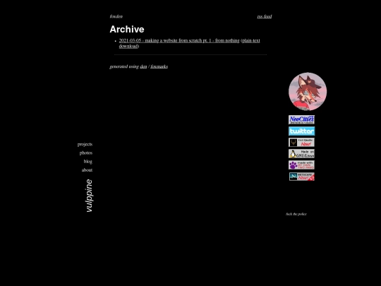 archive screenshot