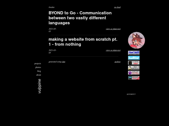 blog screenshot