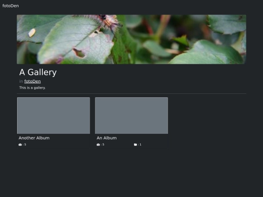 projects/fotoDen/example/default/a_gallery screenshot